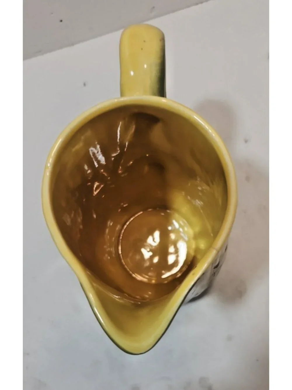 Vtg Shawnee Pottery Yellow King Corn # 71 Tall Water Pitcher Novelty Corn Shape